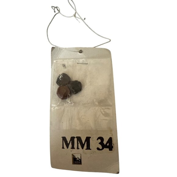 Vintage Sajai inlaid natural agate stones gems metal evening purse from India - Picture 11 of 12